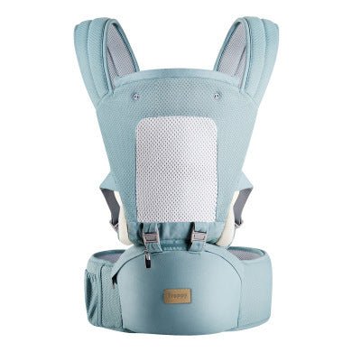 Multifunctional baby carrier $70.53 Dana Fashion style: Light blue breathable Baby & Mother Product name: baby waist stool carrier baby carrier Applicable age: 0-36 months Color: dark blue, turquoise, green, khaki, pink, dark gray, light gray Product: Thr