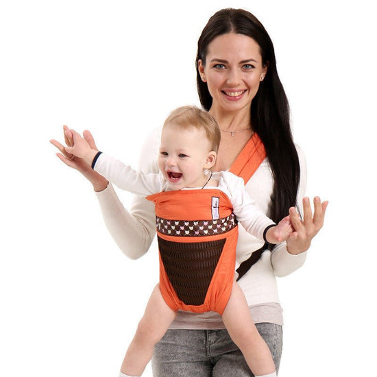 Multifunctional baby carrier $70.16 Dana Fashion Color: Navy Blue Baby & Mother Color classification: purple, blue, orange, red, Product material: polyester Fill: sponge Applicable holding methods: pro-chest, kangaroo, back, horizontal size: one size