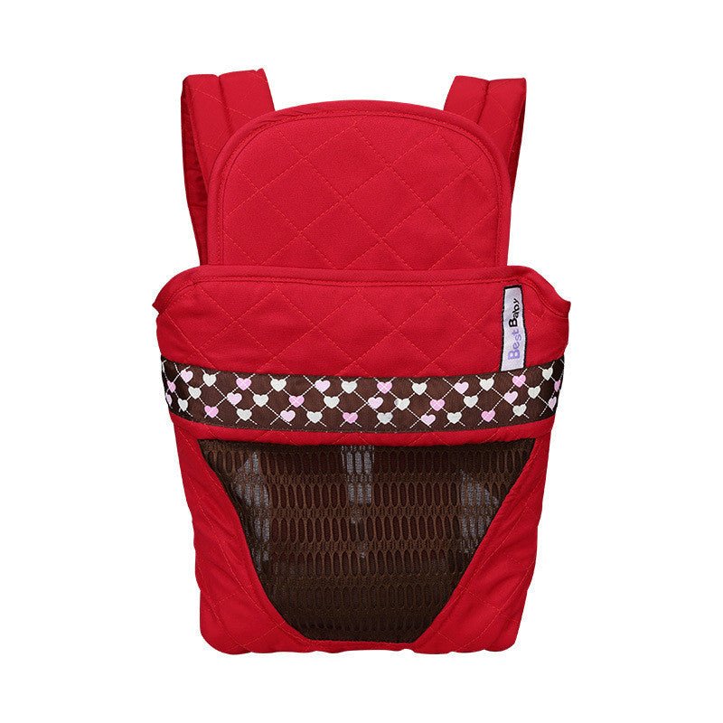 Multifunctional baby carrier $85.78 Dana Fashion Color: Red Baby & Mother Color classification: purple, blue, orange, red, Product material: polyester Fill: sponge Applicable holding methods: pro-chest, kangaroo, back, horizontal size: one size