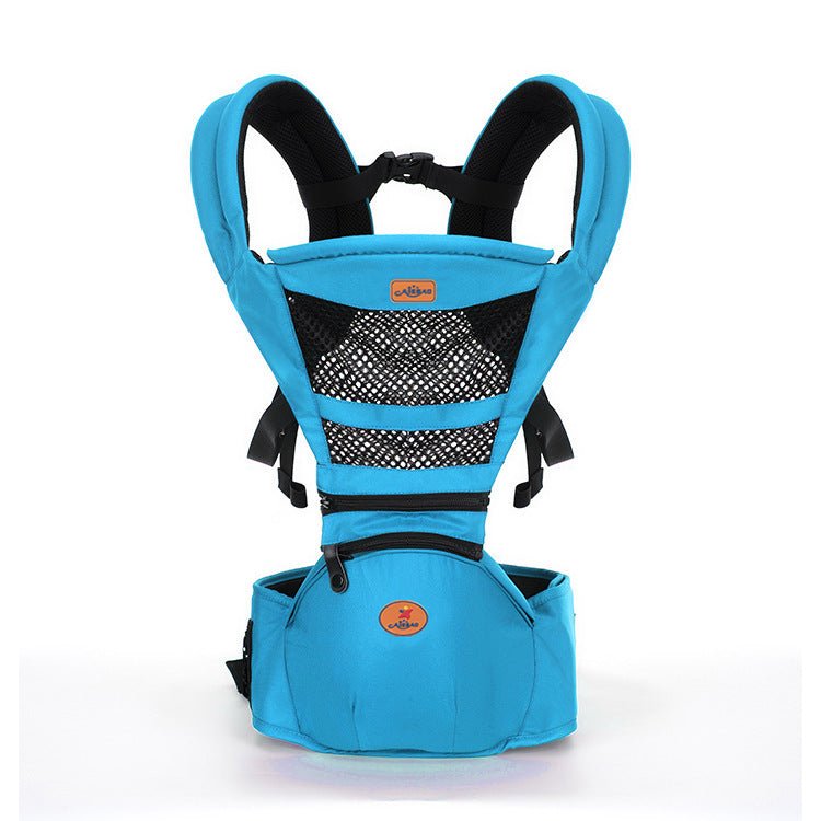 Multifunctional baby waist stool Baby Carrier $66.88 Dana Fashion Color: Blue Baby & Mother Product category: waist stool Maximum load: 20kg Applicable age: within 36 months Material: Organic cotton