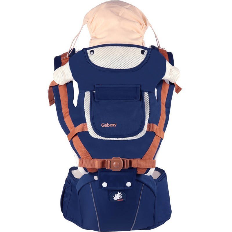 Multifunctional breathable baby carrier ergonomic baby slingshot adjustable belt newborn baby travel strap mother waist back stool $66.82 Dana Fashion Color: Sapphire blue Baby & Mother Feature: 1. 30 comfortInternal slope design, baby is closer to dad an