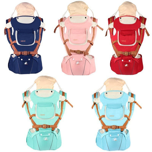Multifunctional breathable baby carrier ergonomic baby slingshot adjustable belt newborn baby travel strap mother waist back stool $66.82 Dana Fashion Color: Jujube red Baby & Mother Feature: 1. 30 comfortInternal slope design, baby is closer to dad and m