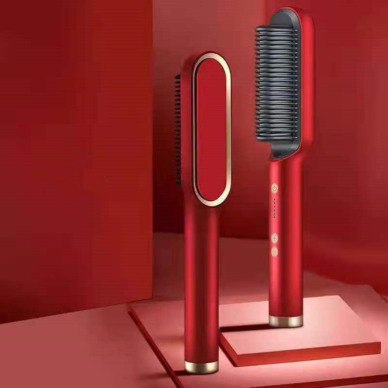 Multifunctional Electric Heating Hair Straightening Comb $19.00 Dana Fashion Color: Red Electrical outlet: AU Beauty Tools Product information: Thermal conductor material: Tourmaline ceramic Applicable hair: Wet and dry Best Styling Time: Greater than 5 m