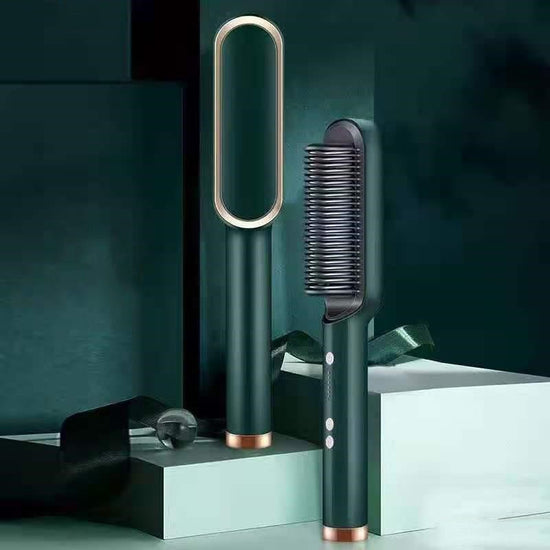 Multifunctional Electric Heating Hair Straightening Comb $18.00 Dana Fashion Color: Green Electrical outlet: AU Beauty Tools Product information: Thermal conductor material: Tourmaline ceramic Applicable hair: Wet and dry Best Styling Time: Greater than 5