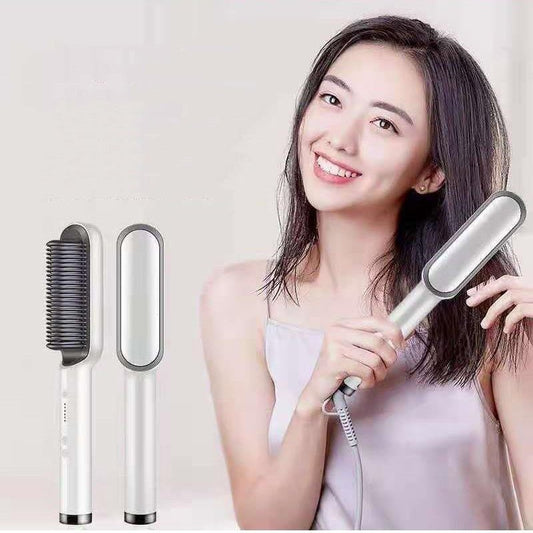Multifunctional Electric Heating Hair Straightening Comb $26.32 Dana Fashion Color: Black set Electrical outlet: AU Beauty Tools Product information: Thermal conductor material: Tourmaline ceramic Applicable hair: Wet and dry Best Styling Time: Greater th