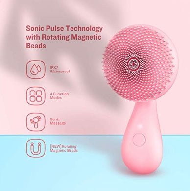 Multifunctional face brush $137.00 Dana Fashion Color: Pink Beauty Tools Cleansing instrument: 107 * 56 * 44mm Charging base: 95 * 60 * 38mm Battery capacity: 210mAh Waterproof, IPX7 certified; 4 vibration modes: Mode 1: Vibration is weak, rotating magnet
