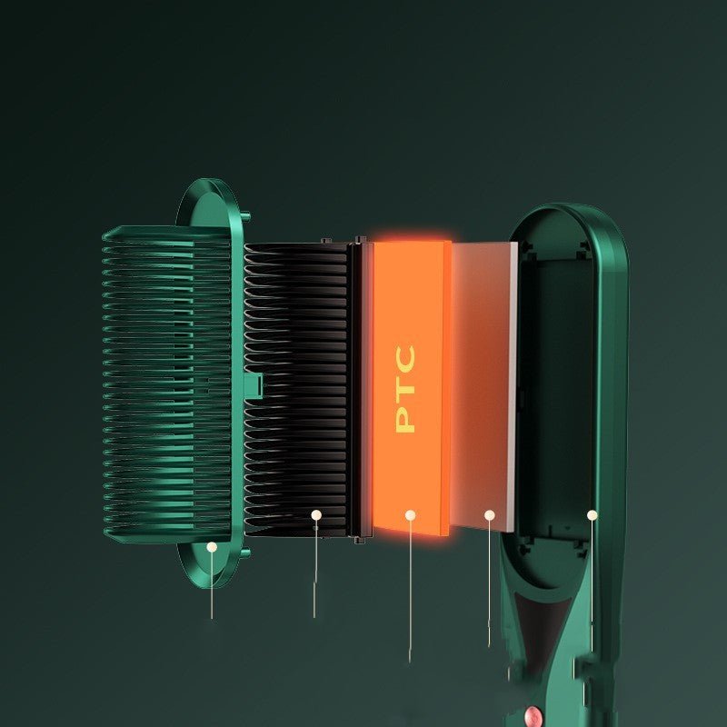Multifunctional hot air electric hair straightener $32.25 Dana Fashion Color: 01Power Style: AU Beauty Tools Product category: Roll and straight dual-use Applicable hair: wet and dry Heat conductor material: tourmaline ceramic Diameter of heat conductor: