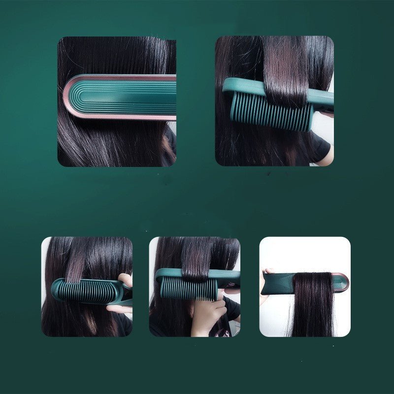 Multifunctional hot air electric hair straightener $32.25 Dana Fashion Color: 01Power Style: AU Beauty Tools Product category: Roll and straight dual-use Applicable hair: wet and dry Heat conductor material: tourmaline ceramic Diameter of heat conductor: