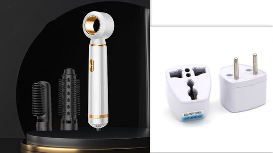 Multifunctional Household Dual Purpose Hair Dryer $25.74 Dana Fashion Color: Platinum Electrical outlet: EU Beauty Tools Product information : Shell material: ABS Motor type: brushless motor Rated power: below 1000W (W) Power supply mode: plug in Speed re