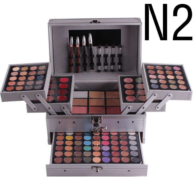 Multifunctional Makeup Artist Special Makeup Kit Eye Shadow Plate $120.50 Dana Fashion Net Content: N2 Silver makeup Product information: Specifications: Standard specifications Applicable skin type: Universal Net content: N1 Rose Red, N2 Silver Style: Ea