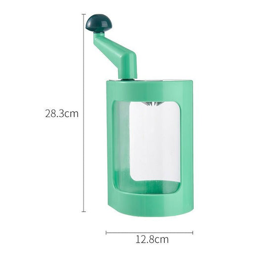 Multifunctional Radish And Cucumber Shredder Vegetable Grater Practical Vegetable Shredder Kitchen Gadgets $38.63 Dana Fashion Color: Photo Color Dana's Kitchen Overview: The unique rotating cutting design enables the grater to cut ingredients faster, rot
