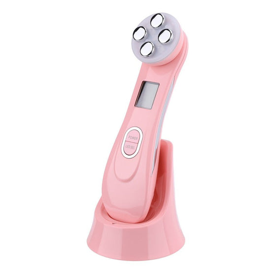 Multifunctional skin rejuvenation care instrument qi $59.25 Dana Fashion Color: Pink format: 165mm Beauty Tools Product information: Product name: EMS radio frequency beauty instrument Output power: Max 10W Operating time: 10 minutes. Charging time: 3.5 h