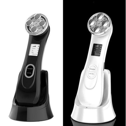 Multifunctional skin rejuvenation care instrument qi $59.10 Dana Fashion Color: Black format: 165mm Beauty Tools Product information: Product name: EMS radio frequency beauty instrument Output power: Max 10W Operating time: 10 minutes. Charging time: 3.5