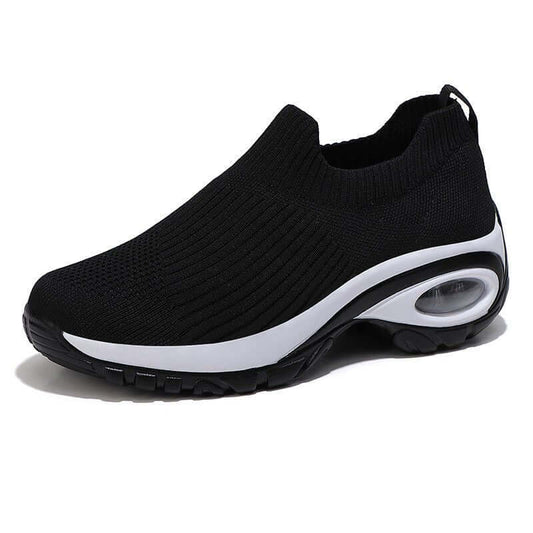 Multifunctional Summer Air Cushion Running Shoes Comfortable Breathable Sneakers $27.90 Dana Fashion Color: Black size: 35 Women's shoes Product information: Pattern: solid color Applicable sports: Universal Lining material: Mesh Color: black, red, brown