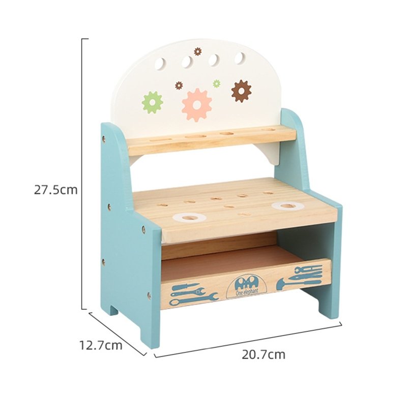 Multifunctional Tool Table Baby Disassembly Tool $50.74 Dana Fashion Color: Blue Toys & Hobbies Product information: Product size: 20.7*12.7*27.5cm Features: Use your hands and brains Packing: color box Toy material: wooden Ability training: emotion, inte