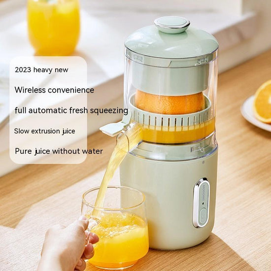 Multifunctional Wireless Electric Juicer Steel Orange Lemon Blender USB Portable Mini Fruit Squeezer Pressure Juicer Kitchen $151.38 Dana Fashion Color: Fresh Green Dana's Kitchen Overview: 1. 【Orange Juice Squeezer】 Simple one-button automatic pressing o
