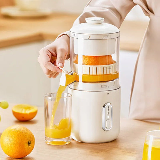 Multifunctional Wireless Electric Juicer Steel Orange Lemon Blender USB Portable Mini Fruit Squeezer Pressure Juicer Kitchen $151.38 Dana Fashion Color: Fresh Green Dana's Kitchen Overview: 1. 【Orange Juice Squeezer】 Simple one-button automatic pressing o