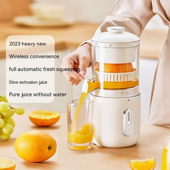 Multifunctional Wireless Electric Juicer Steel Orange Lemon Blender USB Portable Mini Fruit Squeezer Pressure Juicer Kitchen $151.38 Dana Fashion Color: Simple White Dana's Kitchen Overview: 1. 【Orange Juice Squeezer】 Simple one-button automatic pressing