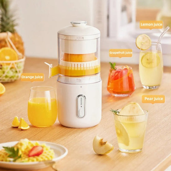 Multifunctional Wireless Electric Juicer Steel Orange Lemon Blender USB Portable Mini Fruit Squeezer Pressure Juicer Kitchen $151.38 Dana Fashion Color: Fresh Green Dana's Kitchen Overview: 1. 【Orange Juice Squeezer】 Simple one-button automatic pressing o