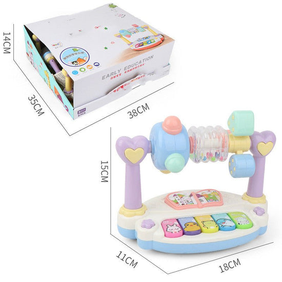Music Children's Rotating Electronic Organ Early Education Toy $53.82 Dana Fashion style: 3351Musical Piano Toys & Hobbies Product information: Material: Plastic/Plastic Color: blue. pink Features: Light operation/motion coordination/music piano/puzzle co