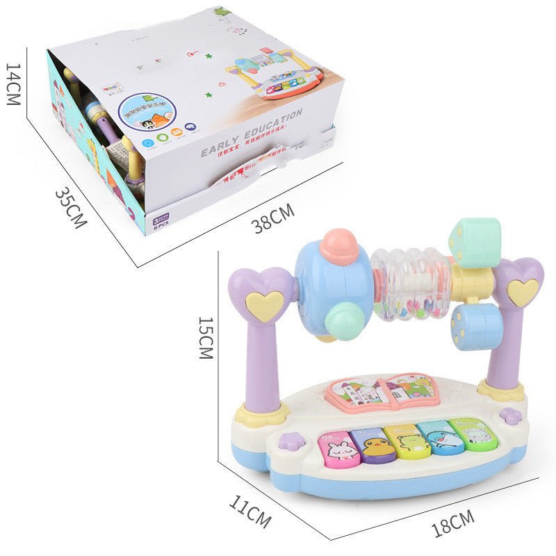 Music Children's Rotating Electronic Organ Early Education Toy $53.82 Dana Fashion style: 3351Musical Piano Toys & Hobbies Product information: Material: Plastic/Plastic Color: blue. pink Features: Light operation/motion coordination/music piano/puzzle co