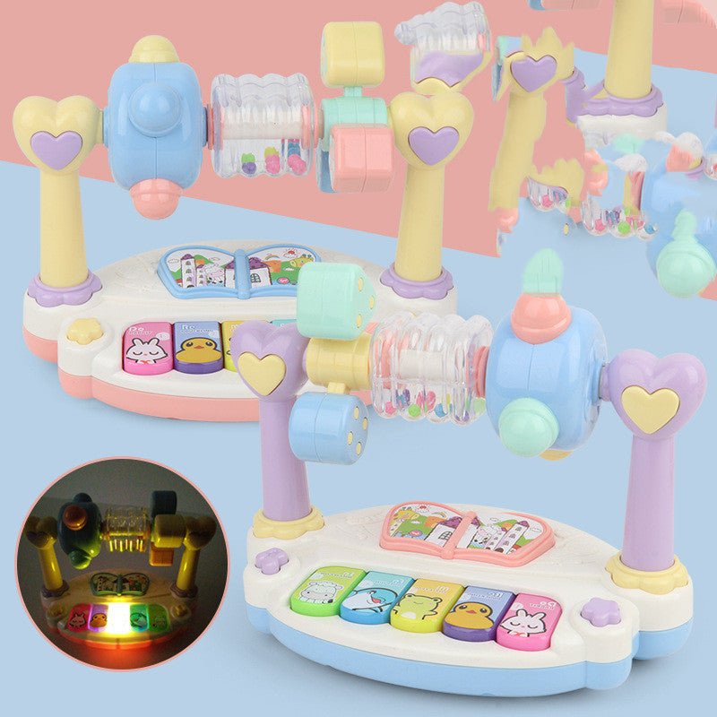 Music Children's Rotating Electronic Organ Early Education Toy $53.82 Dana Fashion style: 3351Musical Piano Toys & Hobbies Product information: Material: Plastic/Plastic Color: blue. pink Features: Light operation/motion coordination/music piano/puzzle co