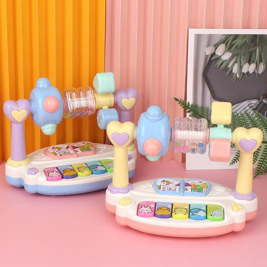 Music Children's Rotating Electronic Organ Early Education Toy $53.82 Dana Fashion style: 3351Musical Piano Toys & Hobbies Product information: Material: Plastic/Plastic Color: blue. pink Features: Light operation/motion coordination/music piano/puzzle co