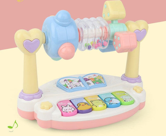 Music Children's Rotating Electronic Organ Early Education Toy $53.82 Dana Fashion style: 3351Musical Piano Toys & Hobbies Product information: Material: Plastic/Plastic Color: blue. pink Features: Light operation/motion coordination/music piano/puzzle co