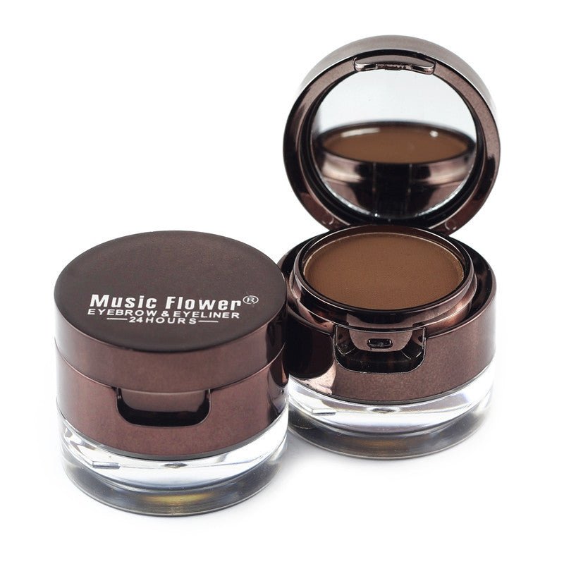 Music Flower Brown Black Gel Eyeliner Eyebrow Powder $26.55 Dana Fashion Color: Brown Black makeup Product information: Suitable for all skin types Efficacy: waterproof Net content: 7g Product category: eyeliner cream Features: Water-proof and smudge-proo