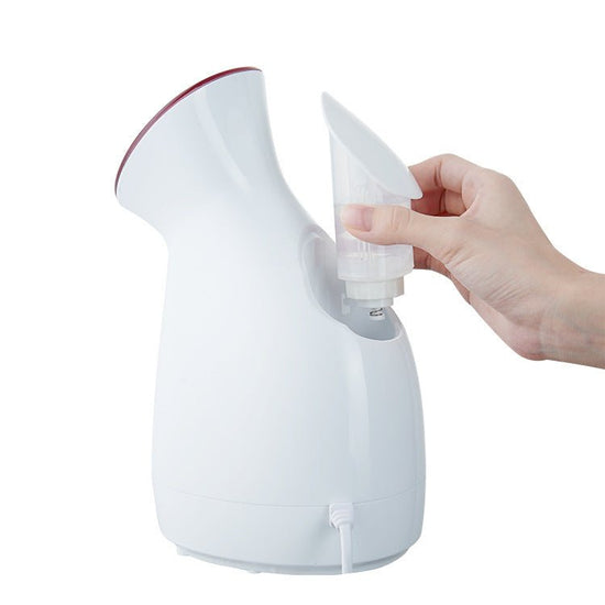 Nano ion water supply instrument $120.00 Dana Fashion Color: Blue set format: US Beauty Tools Description Facial Steamer Moisturizing Replenishment Hot Spray Steam Face Machine Device household Nanometer ion Steam Machine Beauty About product Use for warm