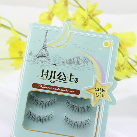 Natural lifelike eyelashes extravagant lashes $18.59 Dana Fashion default: default makeup False Eyelashes Category: Plastic Transparent Terrier Style: cross section Material: rayon Production process: pure manual
