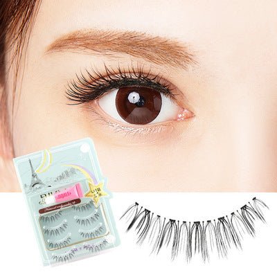 Natural lifelike eyelashes extravagant lashes $18.59 Dana Fashion default: default makeup False Eyelashes Category: Plastic Transparent Terrier Style: cross section Material: rayon Production process: pure manual