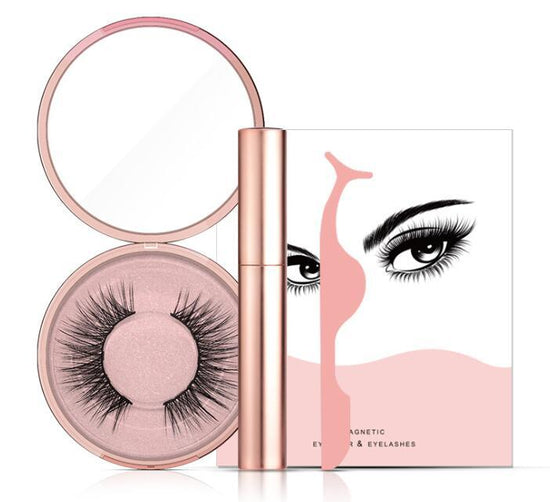 Natural Long Lasting Magnetic Liquid Eyeliner & Magnetic False Eyelashes & Tweezer Set Make up Set $29.99 Dana Fashion format: 2PC KS025 makeup Overview： Features: 1. Grade A fiber, 100% handmade magnetic eyelashes, ultra-soft and long 2. 3D 5 magnetic ey