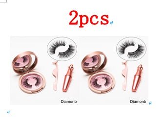 Natural Long Lasting Magnetic Liquid Eyeliner & Magnetic False Eyelashes & Tweezer Set Make up Set $29.99 Dana Fashion format: Diamond 5 2pcs makeup Overview： Features: 1. Grade A fiber, 100% handmade magnetic eyelashes, ultra-soft and long 2. 3D 5 magnet