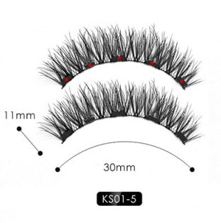 Natural Long Lasting Magnetic Liquid Eyeliner & Magnetic False Eyelashes & Tweezer Set Make up Set $29.99 Dana Fashion format: KS01 5 makeup Overview： Features: 1. Grade A fiber, 100% handmade magnetic eyelashes, ultra-soft and long 2. 3D 5 magnetic eyela