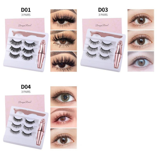 Natural Long Lasting Magnetic Liquid Eyeliner & Magnetic False Eyelashes & Tweezer Set Make up Set $29.99 Dana Fashion format: Set8 makeup Overview： Features: 1. Grade A fiber, 100% handmade magnetic eyelashes, ultra-soft and long 2. 3D 5 magnetic eyelash
