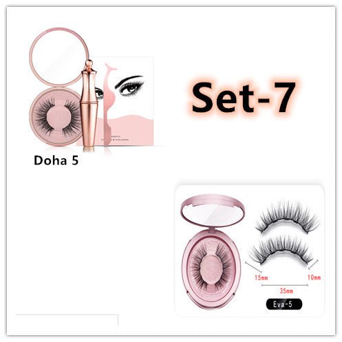 Natural Long Lasting Magnetic Liquid Eyeliner & Magnetic False Eyelashes & Tweezer Set Make up Set $29.99 Dana Fashion format: Set 7 makeup Overview： Features: 1. Grade A fiber, 100% handmade magnetic eyelashes, ultra-soft and long 2. 3D 5 magnetic eyelas