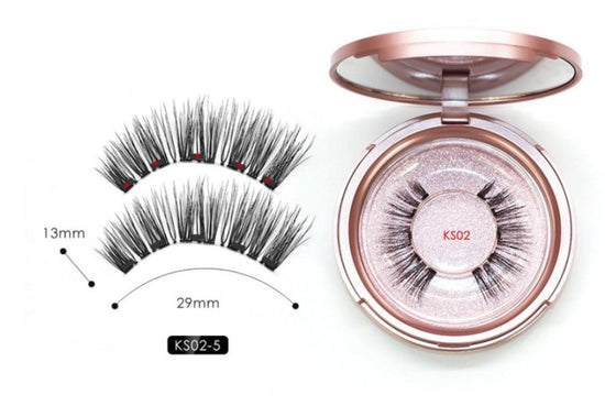 Natural Long Lasting Magnetic Liquid Eyeliner & Magnetic False Eyelashes & Tweezer Set Make up Set $29.99 Dana Fashion format: KS02.5 Single lashes makeup Overview： Features: 1. Grade A fiber, 100% handmade magnetic eyelashes, ultra-soft and long 2. 3D 5