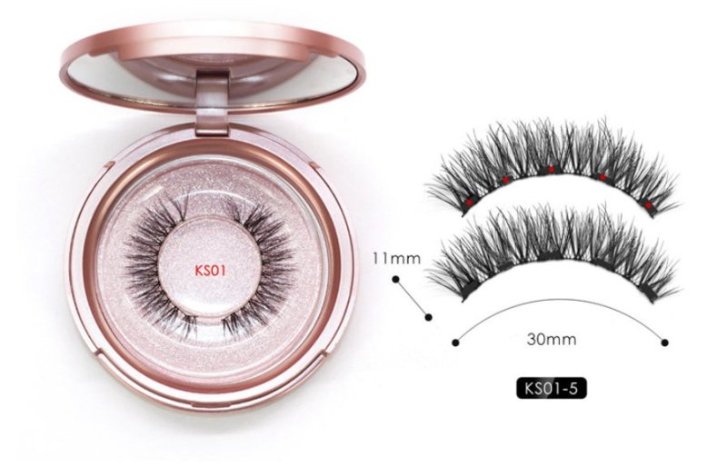 Natural Long Lasting Magnetic Liquid Eyeliner & Magnetic False Eyelashes & Tweezer Set Make up Set $29.99 Dana Fashion format: KS01.5 Single lashes makeup Overview： Features: 1. Grade A fiber, 100% handmade magnetic eyelashes, ultra-soft and long 2. 3D 5