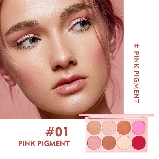 Natural Nude Makeup 8 Colors Eye Shadow Plate $30.14 Dana Fashion Color: 01 Color makeup Product information: Category: Blush Makeup effect: Shimmer Shelf life: 3 years Color number: 01,02 Packing list: Blush tray X1 Product Image: