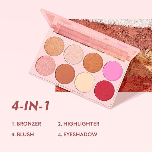 Natural Nude Makeup 8 Colors Eye Shadow Plate $30.14 Dana Fashion Color: 01 Color makeup Product information: Category: Blush Makeup effect: Shimmer Shelf life: 3 years Color number: 01,02 Packing list: Blush tray X1 Product Image:
