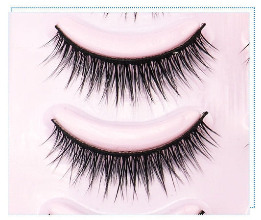 Natural Short Cross False Eyelashes Handmade Fake Eye Lashes Makeup USA $15.00 Dana Fashion quantity: 5 makeup Product information Product category: false eyelashes Material: high-grade fiber Production process: semi-manual Item No.: Fentai 030 made in Ch