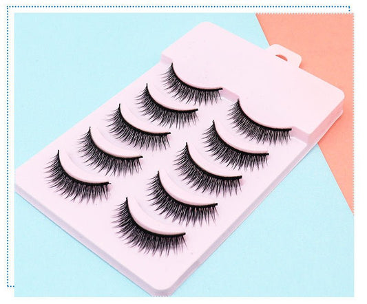 Natural Short Cross False Eyelashes Handmade Fake Eye Lashes Makeup USA $15.00 Dana Fashion quantity: 5 makeup Product information Product category: false eyelashes Material: high-grade fiber Production process: semi-manual Item No.: Fentai 030 made in Ch