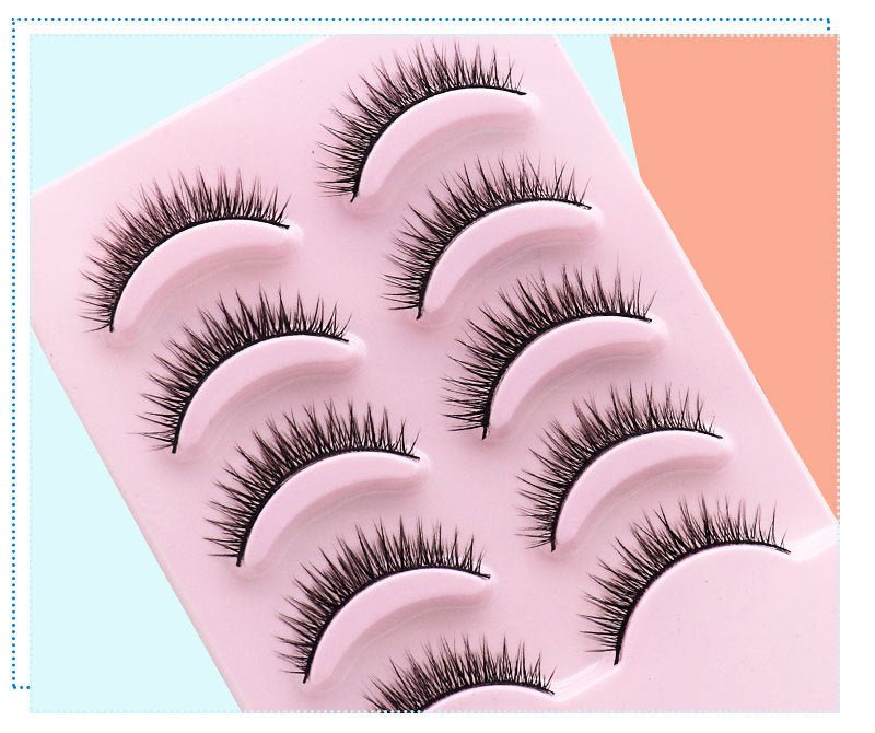 Natural Short Cross False Eyelashes Handmade Fake Eye Lashes Makeup USA $15.00 Dana Fashion quantity: 5 makeup Product information Product category: false eyelashes Material: high-grade fiber Production process: semi-manual Item No.: Fentai 030 made in Ch