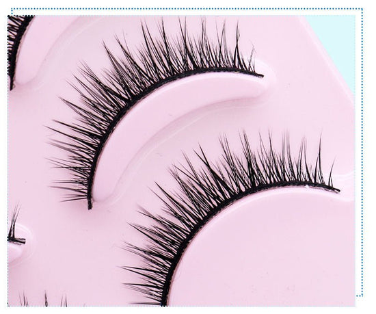 Natural Short Cross False Eyelashes Handmade Fake Eye Lashes Makeup USA $15.00 Dana Fashion quantity: 5 makeup Product information Product category: false eyelashes Material: high-grade fiber Production process: semi-manual Item No.: Fentai 030 made in Ch