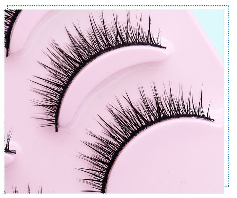 Natural Short Cross False Eyelashes Handmade Fake Eye Lashes Makeup USA $15.00 Dana Fashion quantity: 5 makeup Product information Product category: false eyelashes Material: high-grade fiber Production process: semi-manual Item No.: Fentai 030 made in Ch