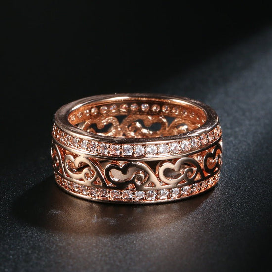 Natural Zircon Ring Female Double Row Micro Wax Inlaid $18.00 Dana Fashion Color: WK2043 Ring Size: No 10 Women's Accessories Product information: Type: Ring, ring Treatment Process: Electroplating Color: WK2043 Size: no.8, no.6, no.7, no.9, no.10 Inlaid