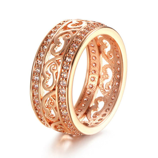 Natural Zircon Ring Female Double Row Micro Wax Inlaid $18.00 Dana Fashion Color: WK2043 Ring Size: No 10 Women's Accessories Product information: Type: Ring, ring Treatment Process: Electroplating Color: WK2043 Size: no.8, no.6, no.7, no.9, no.10 Inlaid