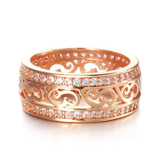 Natural Zircon Ring Female Double Row Micro Wax Inlaid $18.00 Dana Fashion Color: WK2043 Ring Size: No 10 Women's Accessories Product information: Type: Ring, ring Treatment Process: Electroplating Color: WK2043 Size: no.8, no.6, no.7, no.9, no.10 Inlaid