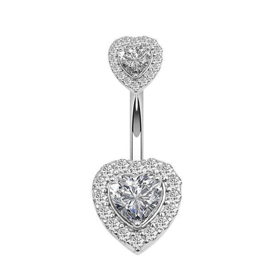 Navel Stud Peach Heart Women's Piercing Jewelry Umbilical Ring $10.39 Dana Fashion Color: Cyan 1173 Women's Accessories Product information: Type: umbilical cord ring Treatment Process: Electroplating Color: white gold 1173, pink diamond 1173, Cyan 1173,
